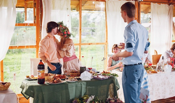 Фото №3 зала Рубленная беседка