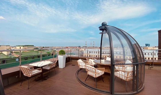 Фото №4 зала Терраса "Небо на крыше"