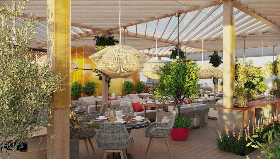 Фото №1 зала Терраса на крыше 