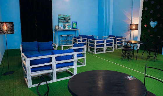 Фото №4 зала "Голубая гостиная" 