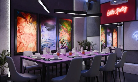 Фото №2 зала Лофт «Киберпанк»