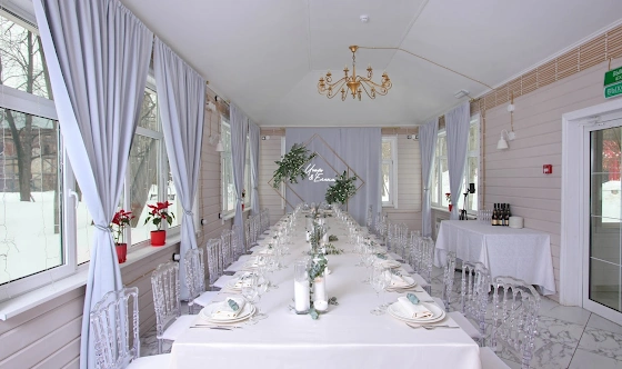 Фото №1 зала Веранда «Царская Трапеза 1 этаж»