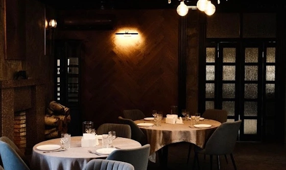 Фото №1 зала Зал с камином