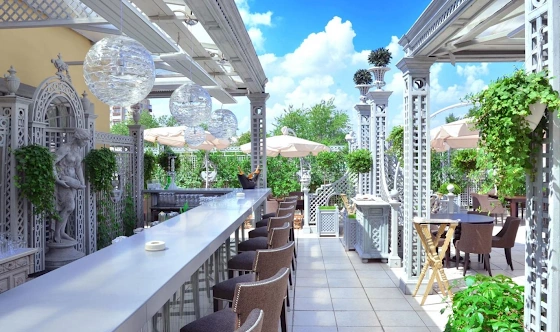 Фото №9 зала Трельяжная терраса