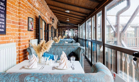 Фото №17 зала Зал с дровяной печью