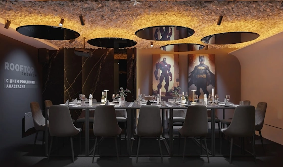 Фото №2 зала Лофт «Темный рыцарь»