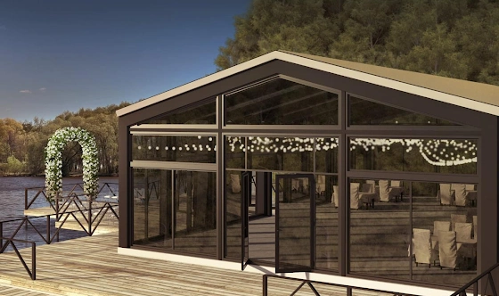 Фото №2 зала Стеклянная веранда 