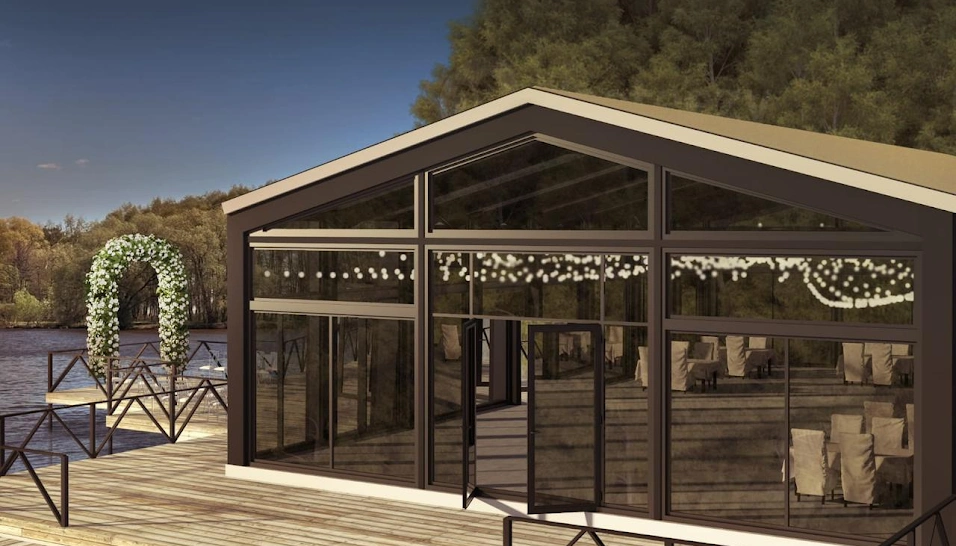 Фото №2 зала Стеклянная веранда 