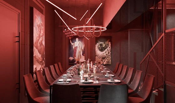 Фото №3 зала Лофт «Красная комната»