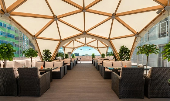 Фото №20 зала Летний шатер на крыше