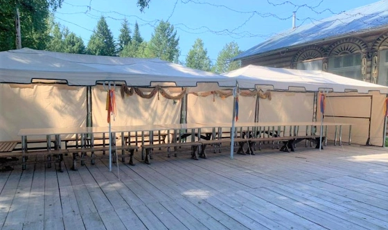 Фото №1 зала Бежевый шатер