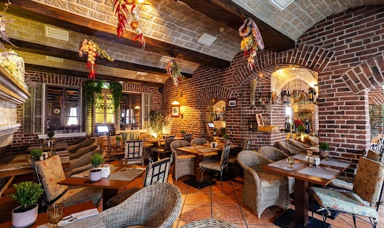 Фото №2 зала Зал с камином