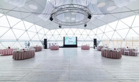 Фото №1 зала Шатер «Морская сфера»