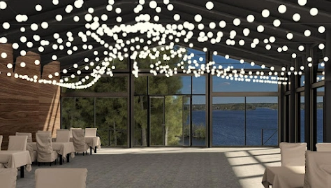 Фото №1 зала Стеклянная веранда 