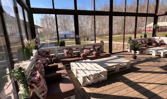 Фото №3 зала Стеклянная беседка