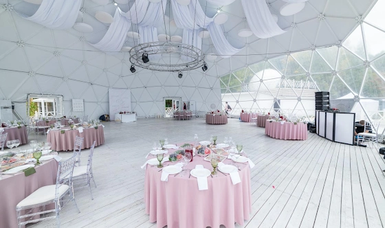 Фото №2 зала Шатер «Морская сфера»