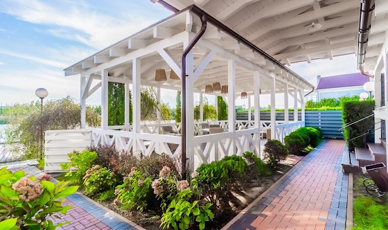 Фото №14 зала Открытая беседка