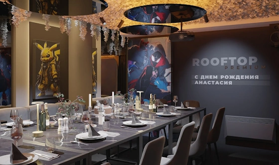 Фото №4 зала Лофт «Темный рыцарь»