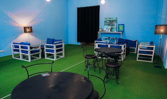 Фото №1 зала "Голубая гостиная" 