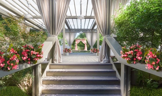 Фото №2 зала Шатер в саду