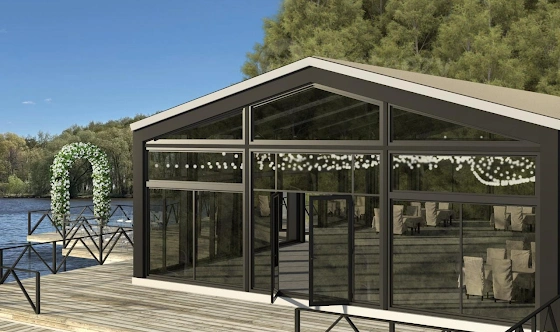 Фото №4 зала Стеклянная веранда 