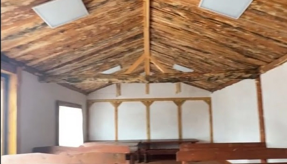 Фото №1 зала Квест-территория деревянный комплекс