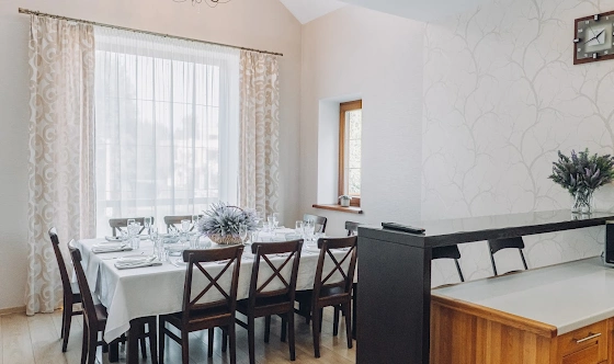 Фото №8 зала коттедж в Юкках