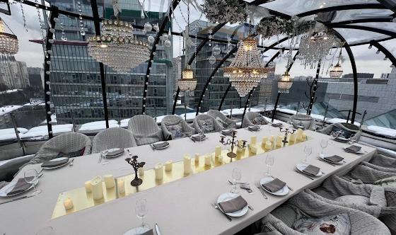 Фото №3 зала Иглу стеклянная 