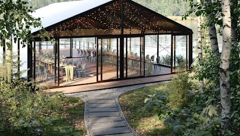 Фото №1 зала Веранда на воде