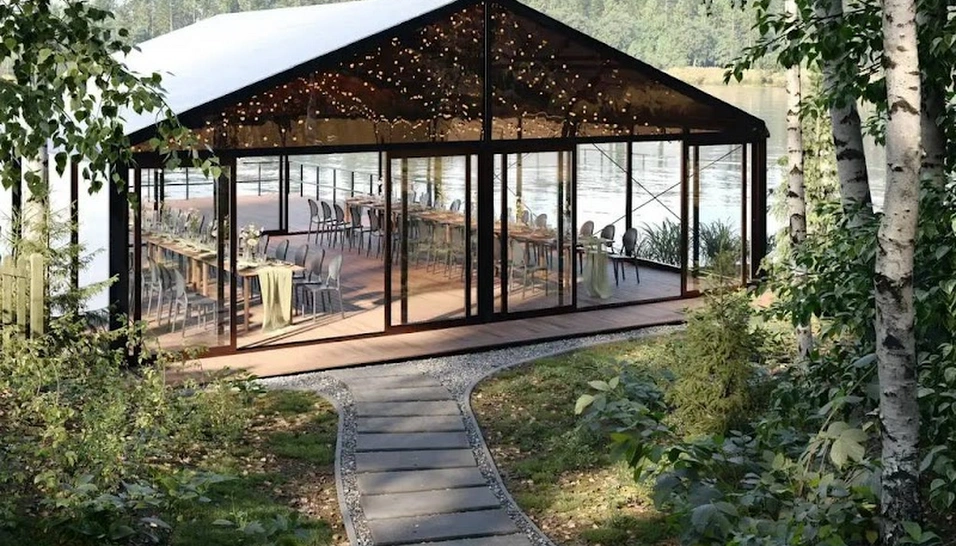 Фото №1 зала Веранда на воде