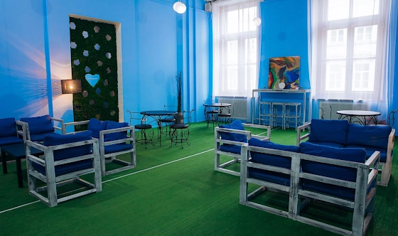 Фото №2 зала "Голубая гостиная" 