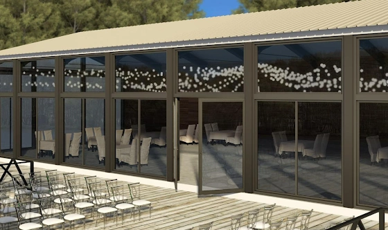 Фото №3 зала Стеклянная веранда 