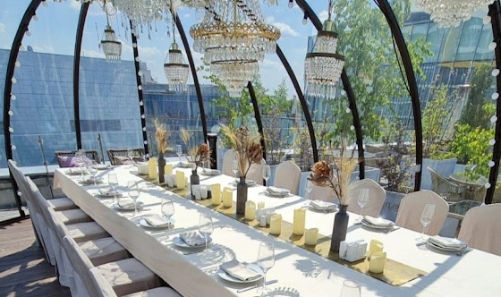 Фото №1 зала Иглу стеклянная 