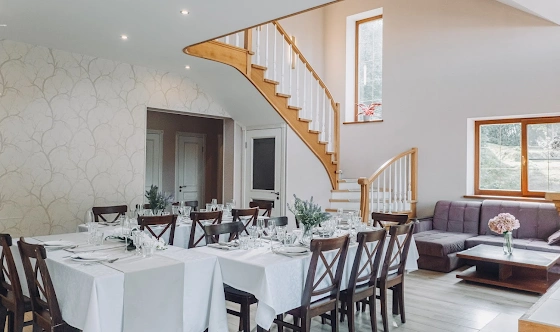 Фото №6 зала коттедж в Юкках