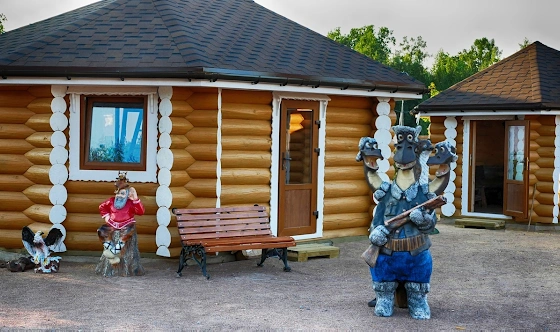 Фото №3 зала Ресторанные домики «Подворье бабы Яги»