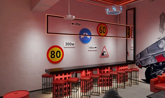 Фото №5 зала Лофт «Форсаж»