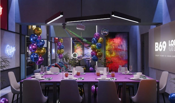 Фото №6 зала Лофт «Киберпанк»