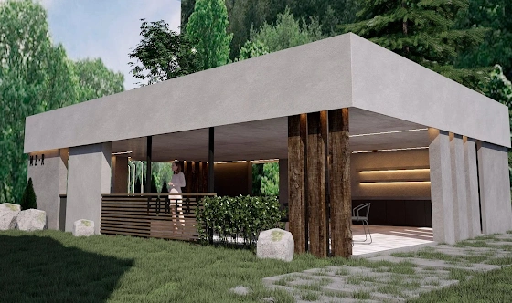 Фото №1 зала Летняя зона "Forest" 