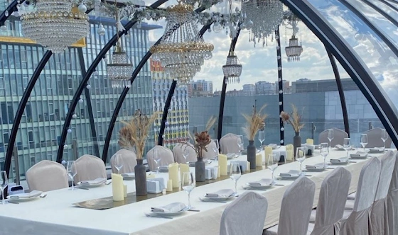 Фото №2 зала Иглу стеклянная 